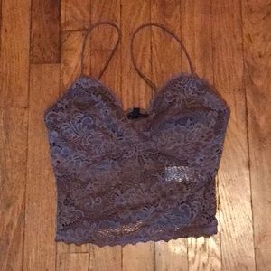 NWOT Lace Crop Top